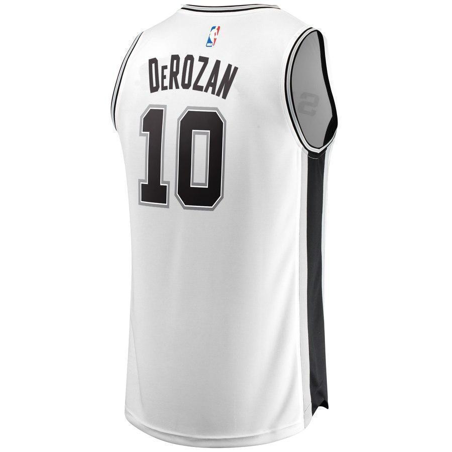 10-DeMar DeRozan San Antonio Spurs  White Jersey - Association Edition – White