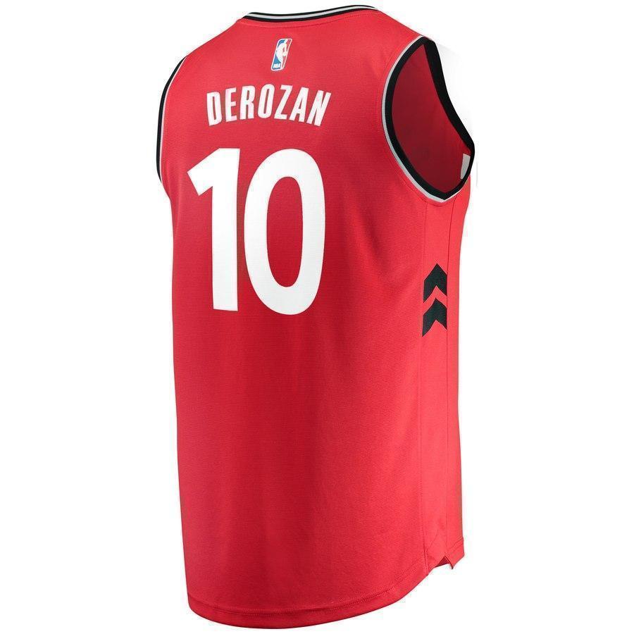 10-DeMar DeRozan Toronto Raptors  Jersey Red - Icon Edition