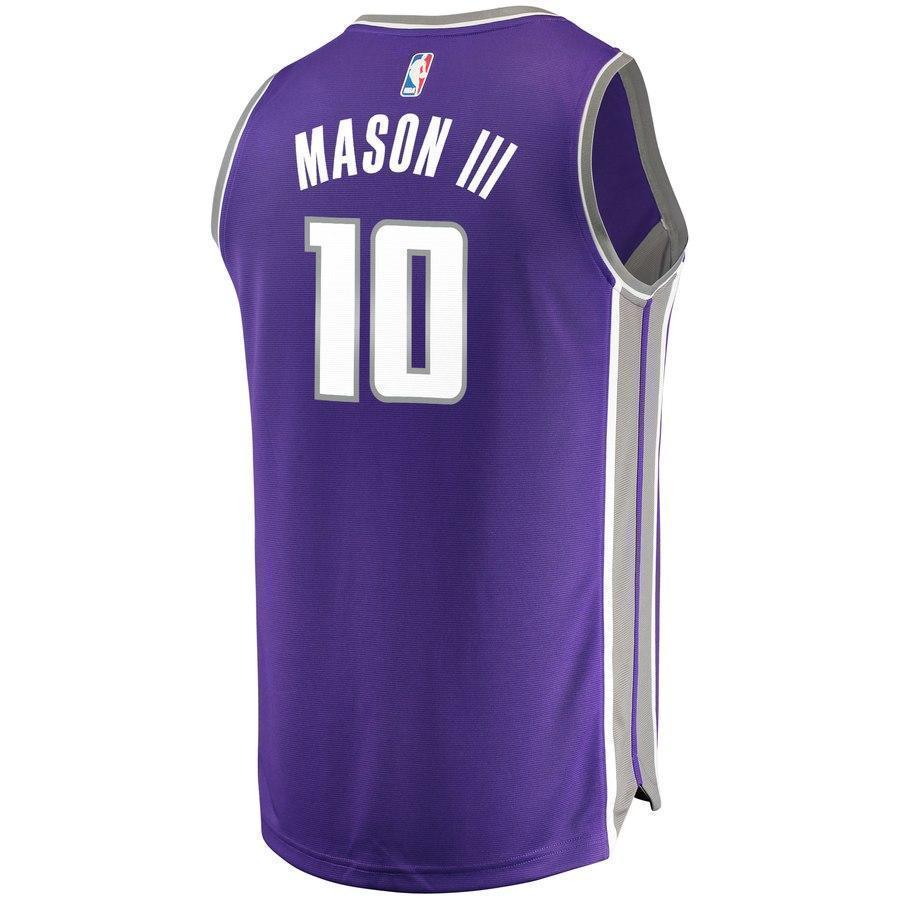 10-Frank Mason III Sacramento Kings  Player Jersey - Purple