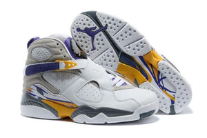 Air JORDAN 8 Generation Engraved Purple/White