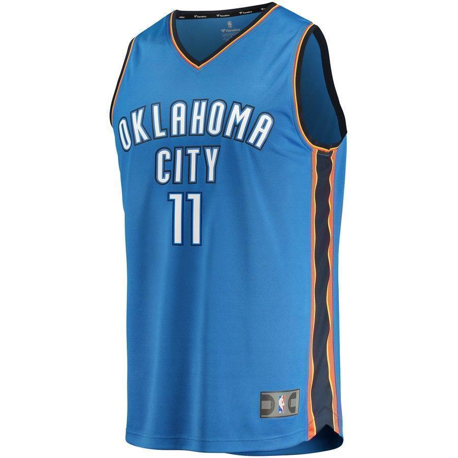11-Abdel Nader Oklahoma City Thunder  Jersey - Icon Edition - Blue