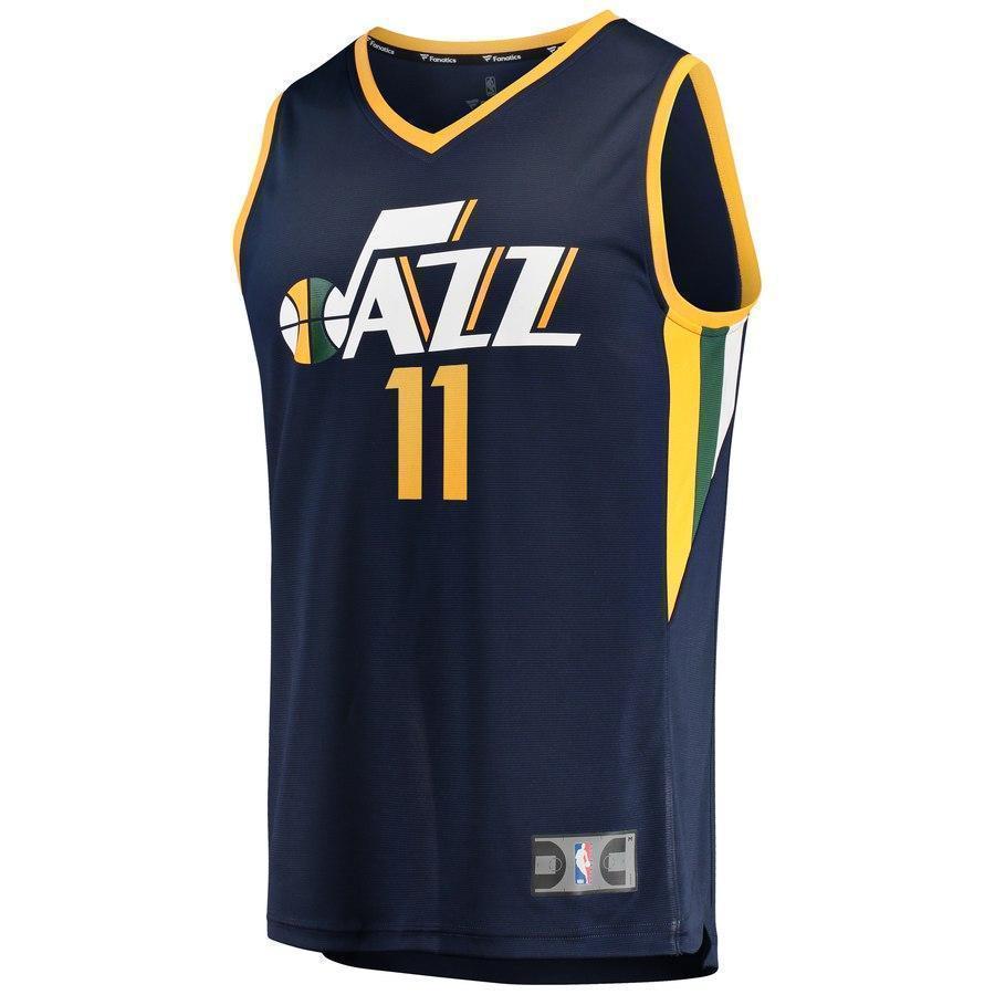 11-Dante Exum Utah Jazz  Player Jersey - Icon Edition – Navy