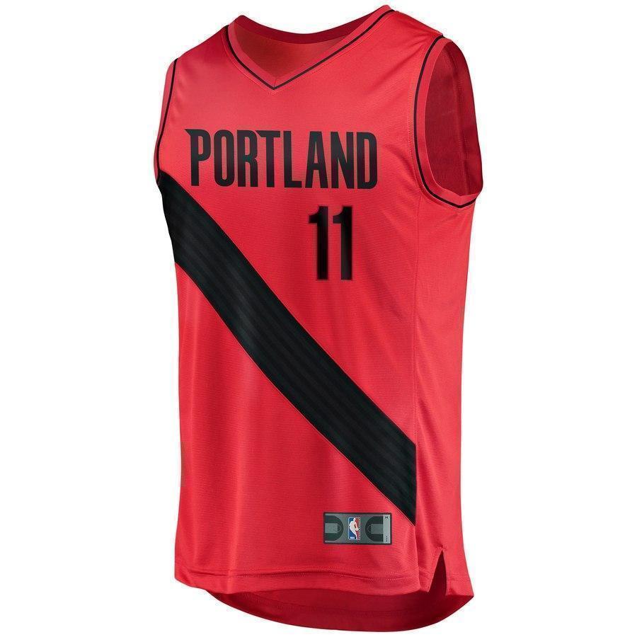 11-Meyers Leonard Portland Trail Blazers  Jersey - Statement Edition - Red