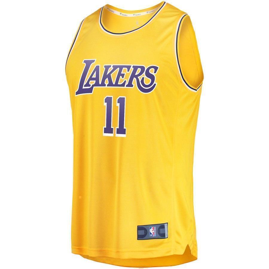 11-Michael Beasley Los Angeles Lakers  Jersey - Icon Edition - Gold