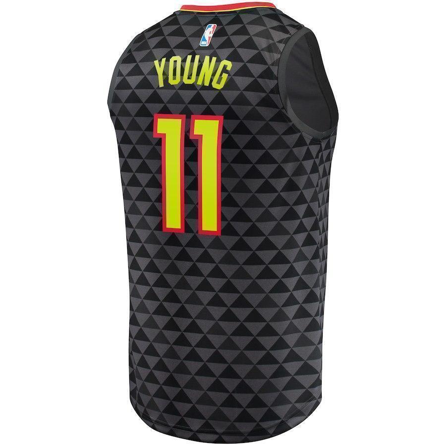 11-Trae Young Atlanta Hawks Jersey Black