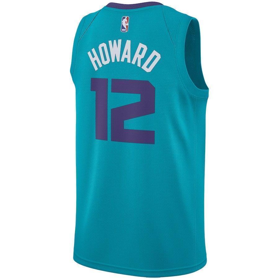 12-Dwight Howard Charlotte Hornets  Swingman Jersey - Icon Edition – Teal