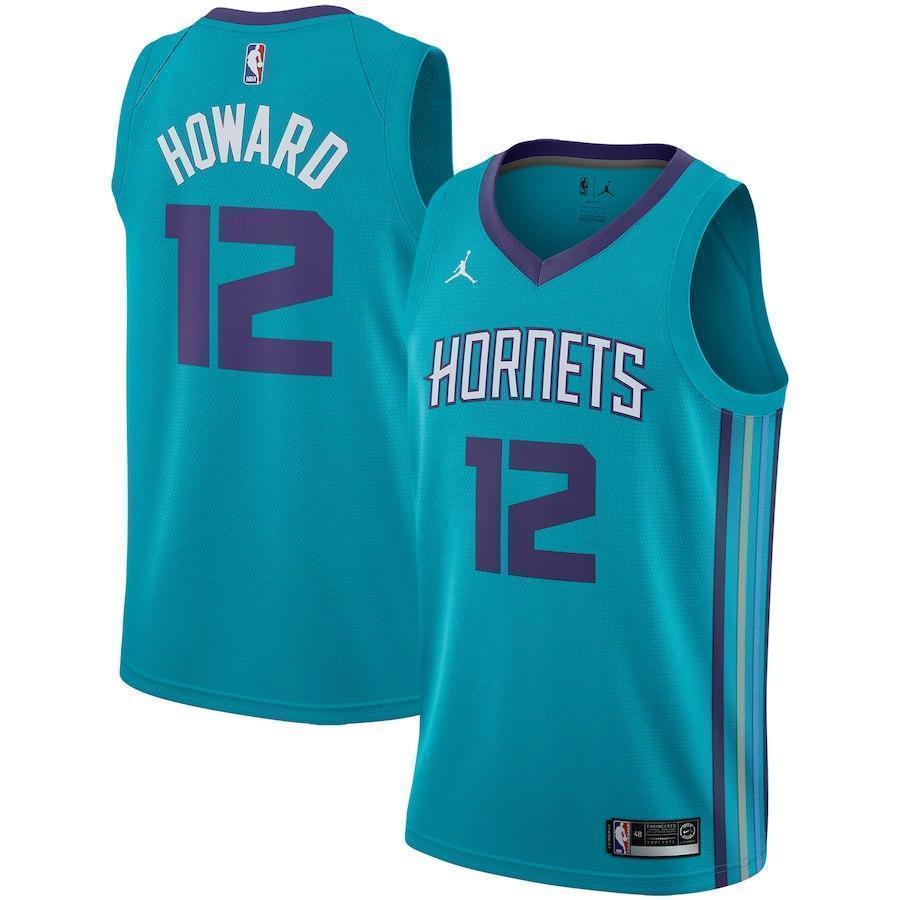 12-Dwight Howard Charlotte Hornets  Swingman Jersey - Icon Edition – Teal