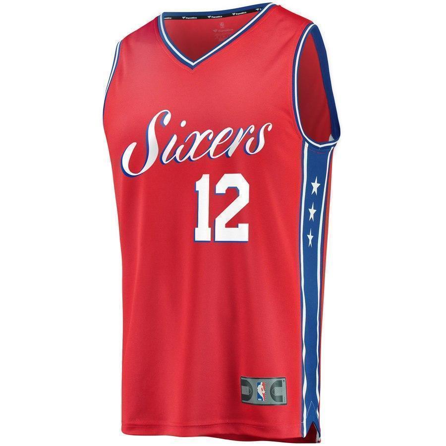 12-T.J. McConnell Philadelphia 76ers Fanatics  Jersey - Statement Edition – Red