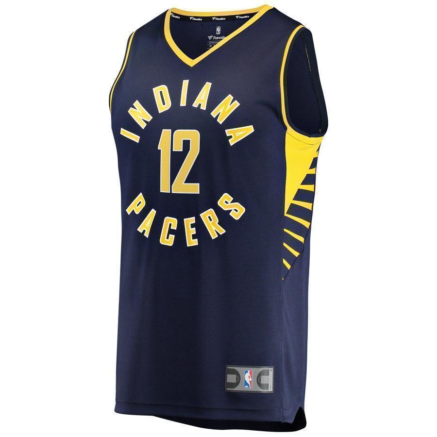 12-Tyreke Evans Indiana Pacers  Jersey - Icon Edition - Navy