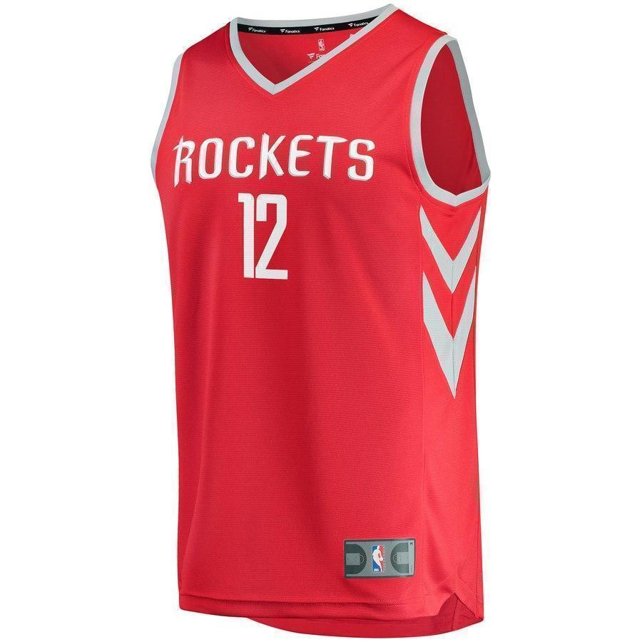12-Vincent Edwards Houston Rockets  Jersey - Icon Edition - Red