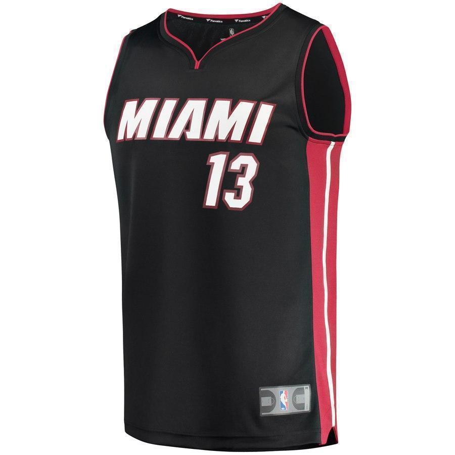 13-Bam Adebayo Miami Heat  Jersey - Icon Edition – Black
