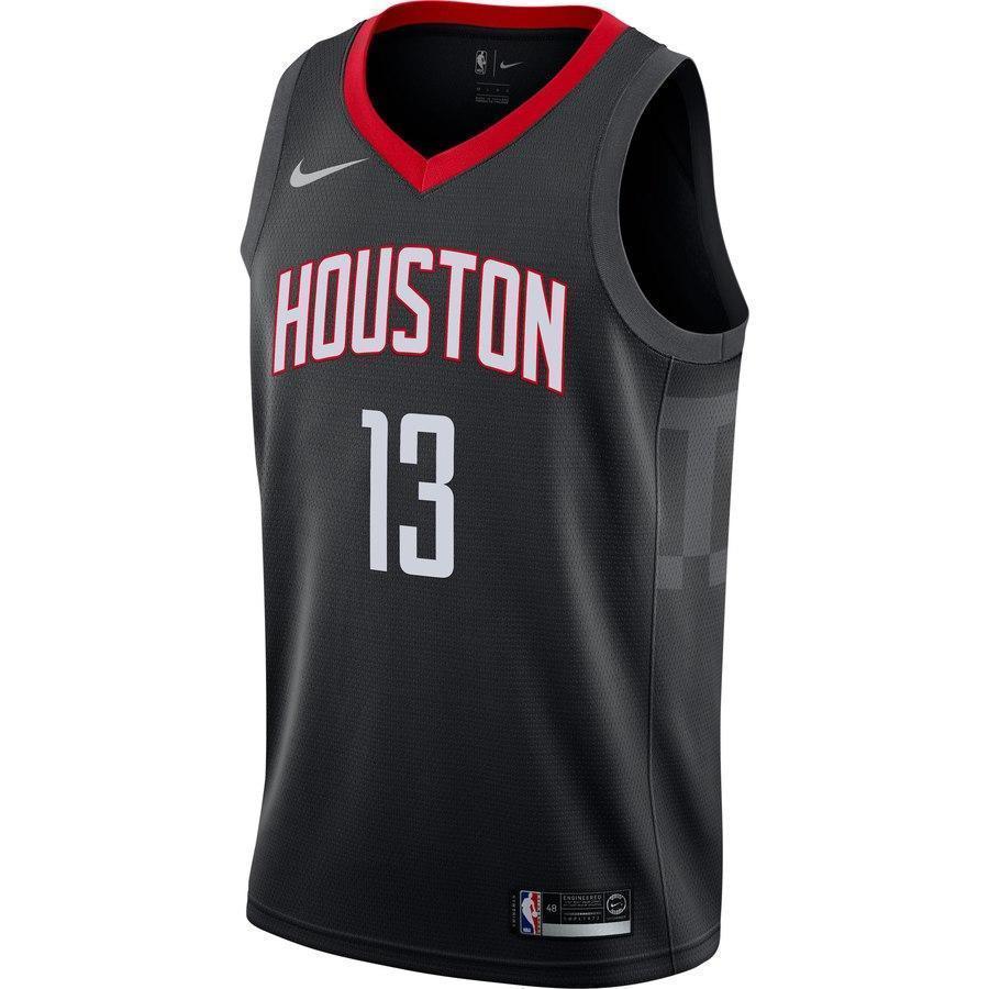 13-James Harden Houston Rockets Swingman Jersey - Statement Edition – Black