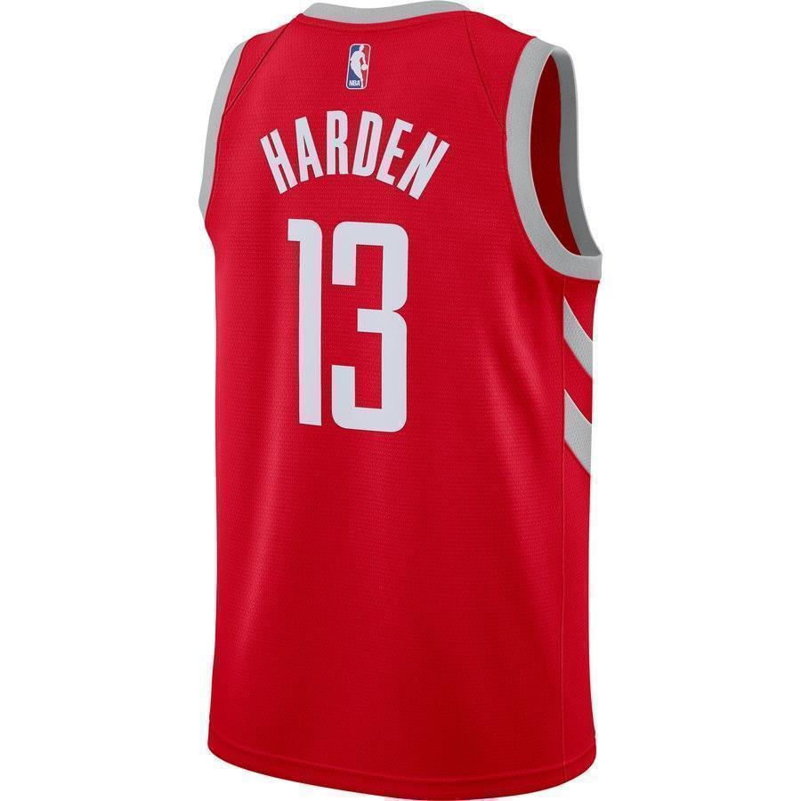 13-James Harden Houston Rockets Swingman Jersey Red - Icon Edition