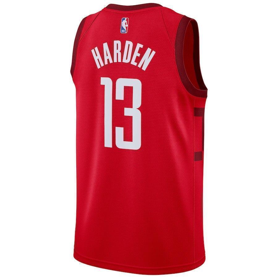 13-James Harden Houston Rockets  Swingman Jersey Red – Earned Edition