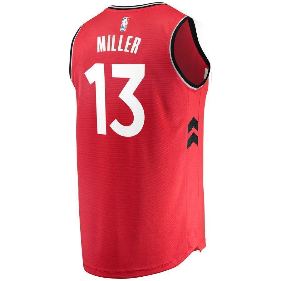 13-Malcolm Miller Toronto Raptors  Jersey Red - Icon Edition