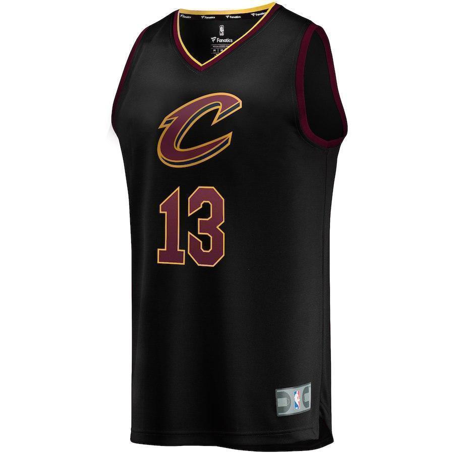 13-Tristan Thompson Cleveland Cavaliers  Jersey Black - Statement Edition