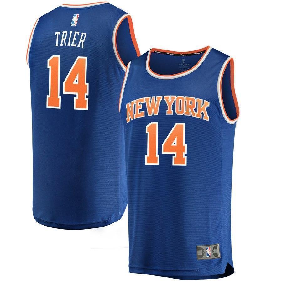 14-Willy Hernangomez New York Knicks Swingman Jersey - Blue'