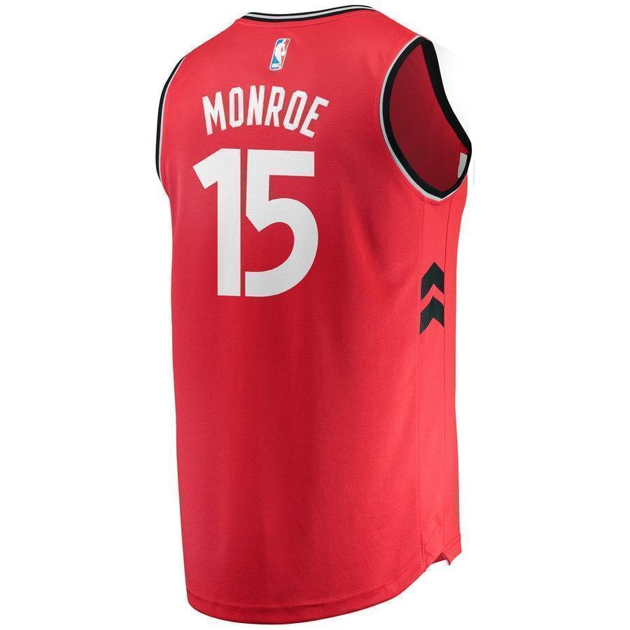 15-Greg Monroe Toronto Raptors  Jersey - Icon Edition - Red