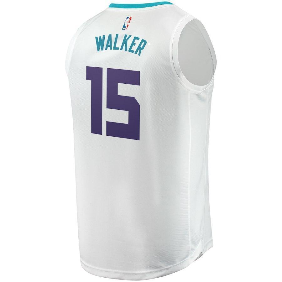 15-Kemba Walker Charlotte Hornets  Jersey White - Association Edition