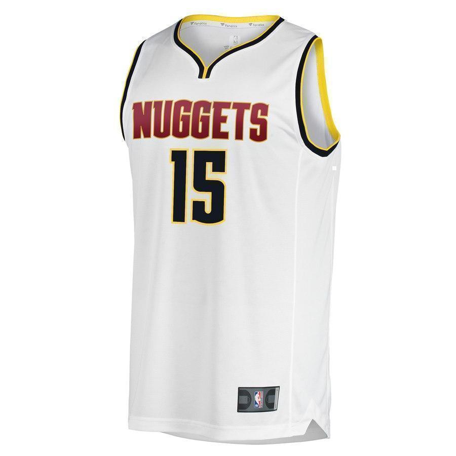 15-Nikola Jokic Denver Nuggets Jersey - Association Edition – White
