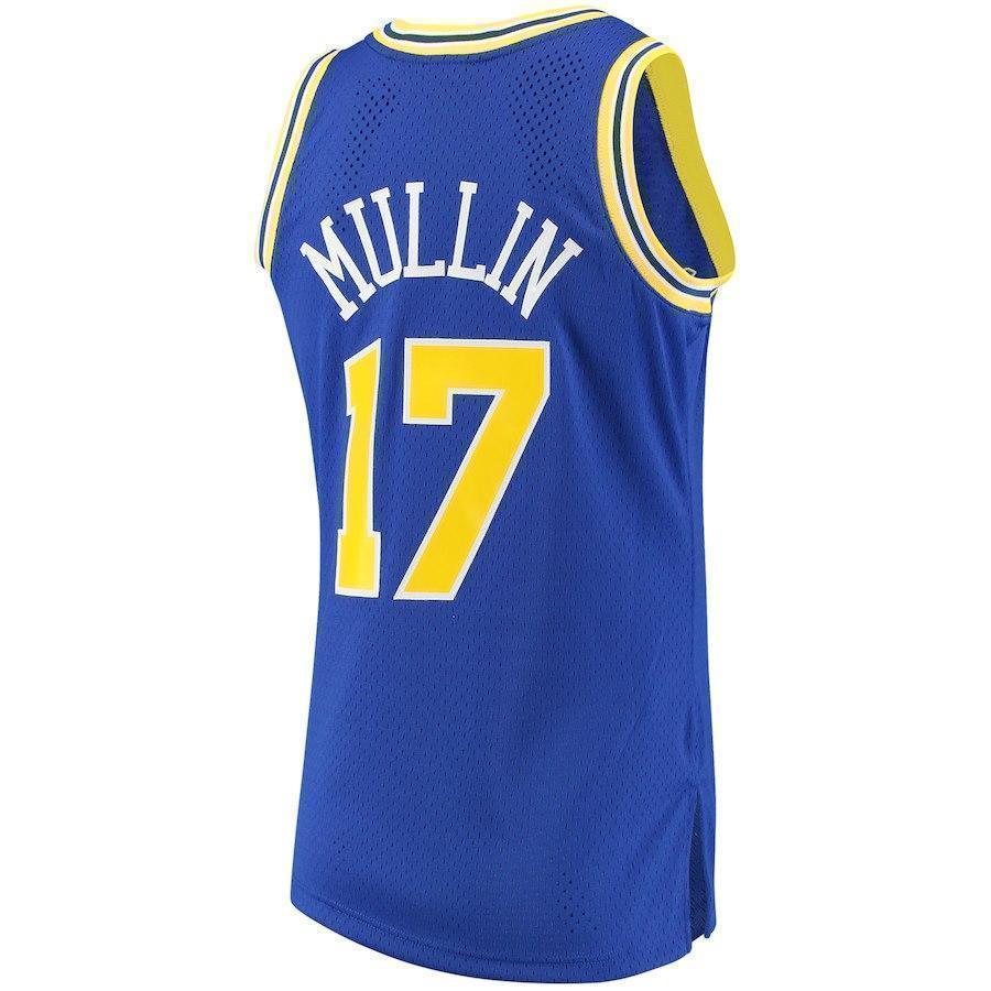 17-Chris Mullin Golden State Warriors  Hardwood Classics Swingman Jersey - Royal