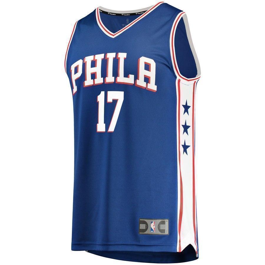 17-JJ Redick Philadelphia 76ers Jersey Royal - Icon Edition