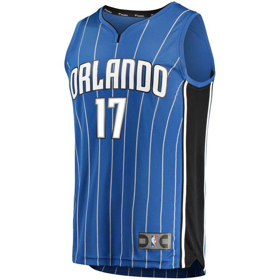 17-Jonathon Simmons Orlando Magic  Jersey - Icon Edition – Blue