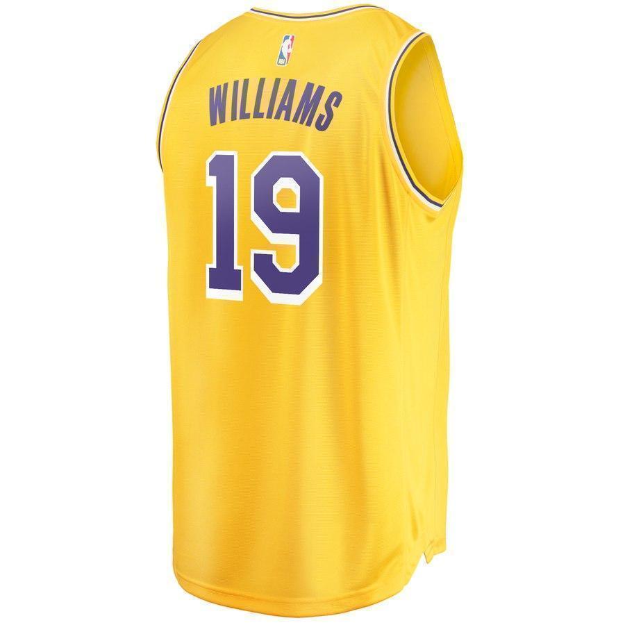 19-Johnathan Williams Los Angeles Lakers Jersey - Icon Edition - Gold