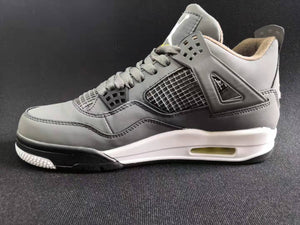 Nike Air Jordan 4 Men's Sneakers Gray Sliver