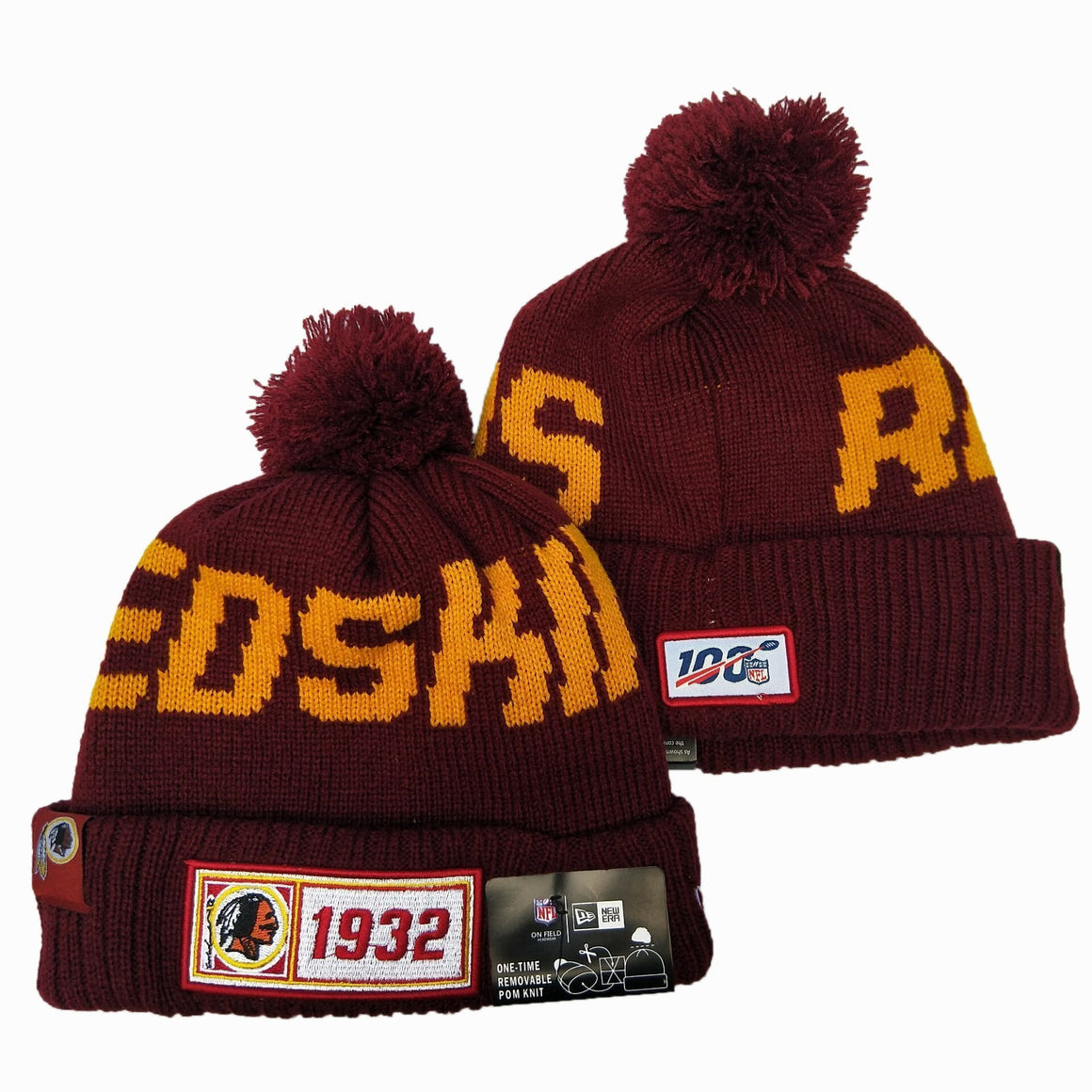 WASHINGTON REDSKING New Era 2019 Cold Weather Knit Hat