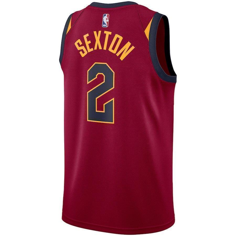 2-Cleveland Cavaliers Collin Sexton Men's Swingman Jersey - Wine