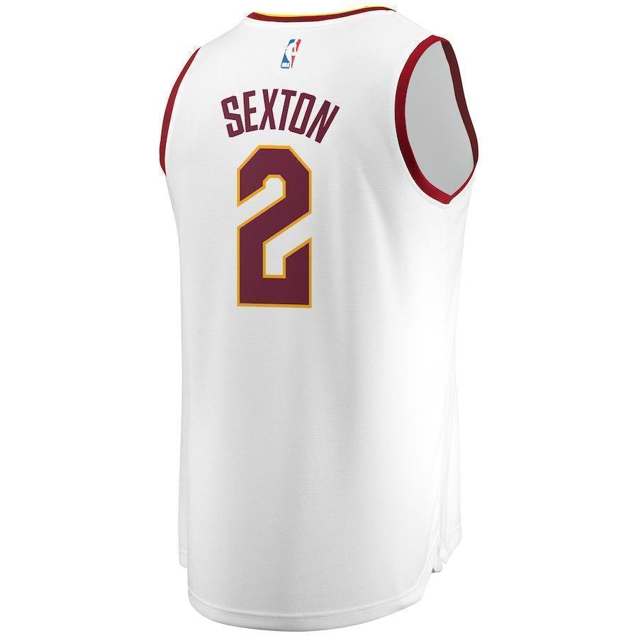 2-Collin Sexton Cleveland Cavaliers Jersey – Association Edition – White