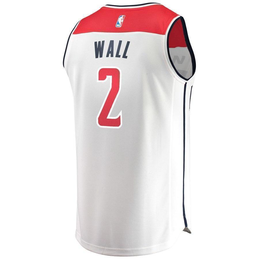2-John Wall Washington Wizards  Jersey - Association Edition – White