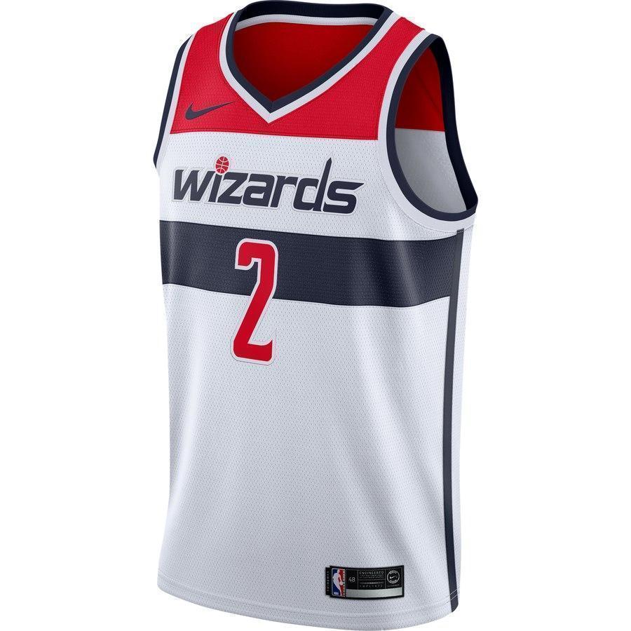 2-John Wall Washington Wizards Swingman Jersey White - Association Edition