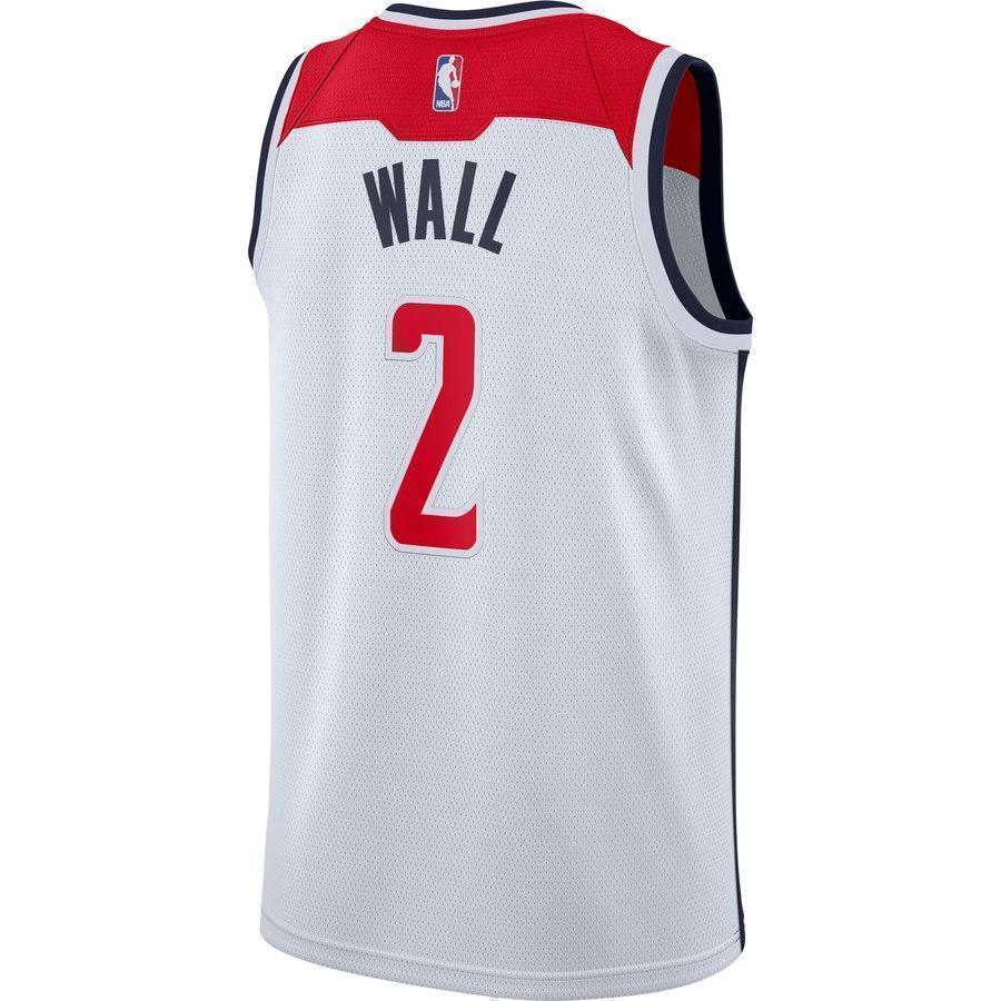 2-John Wall Washington Wizards Swingman Jersey White - Association Edition