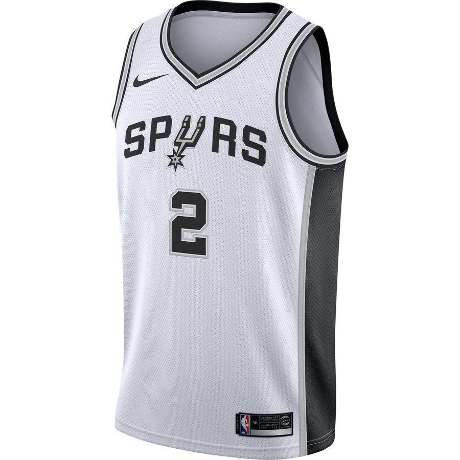 2-Kawhi Leonard San Antonio Spurs Swingman Jersey White - Association Edition