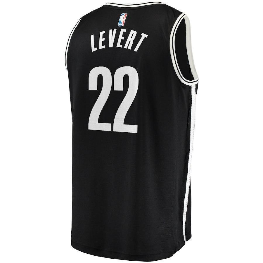 22-Caris LeVert Brooklyn Nets Jersey - Icon Edition - Black