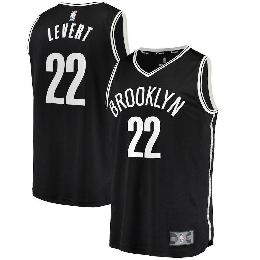 22-Caris LeVert Brooklyn Nets Jersey - Icon Edition - Black