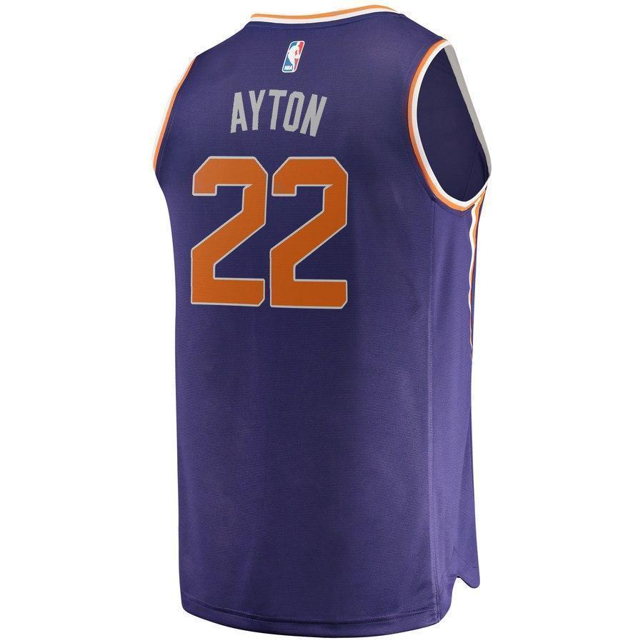 22-DeAndre Ayton Phoenix Suns Jersey - Icon Edition - Purple