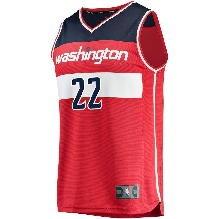 22-Otto Porter Washington Wizards  Team Color Player Jersey Red - Icon Edition