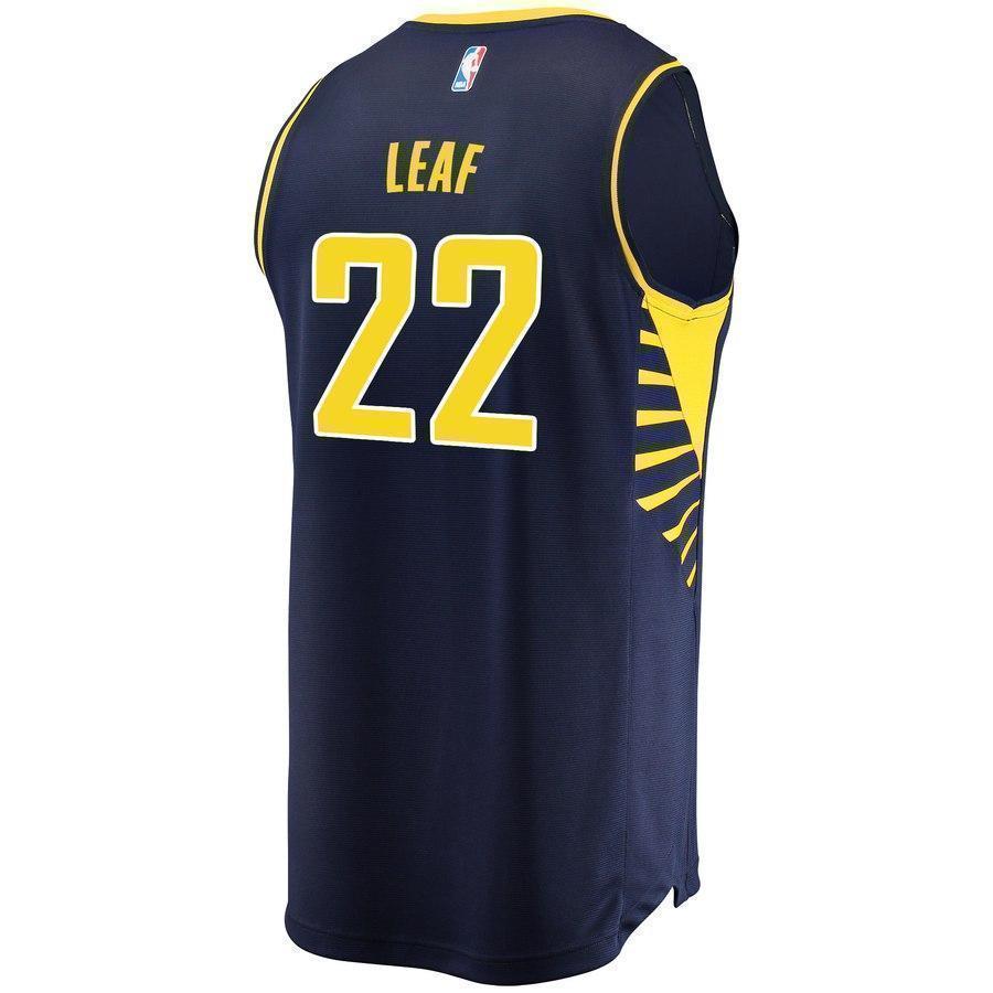 22-T.J. Leaf Indiana Pacers  Jersey - Icon Edition – Navy