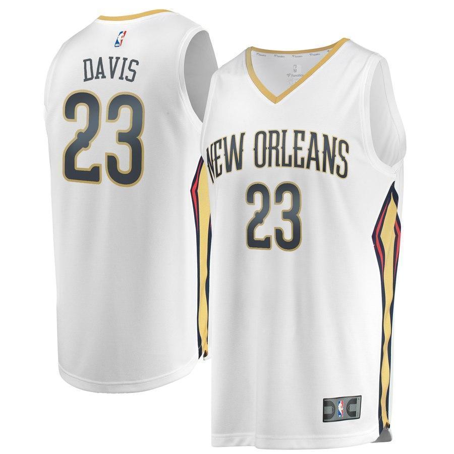23-Anthony Davis New Orleans Pelicans Jersey White - Association Edition