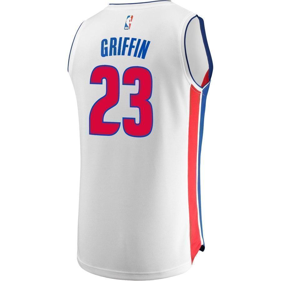 23-Blake Griffin Detroit Pistons Jersey – Association Edition – White