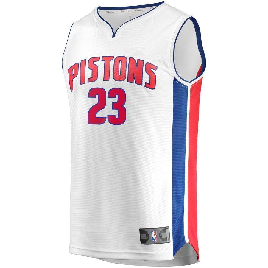 23-Blake Griffin Detroit Pistons Jersey – Association Edition – White