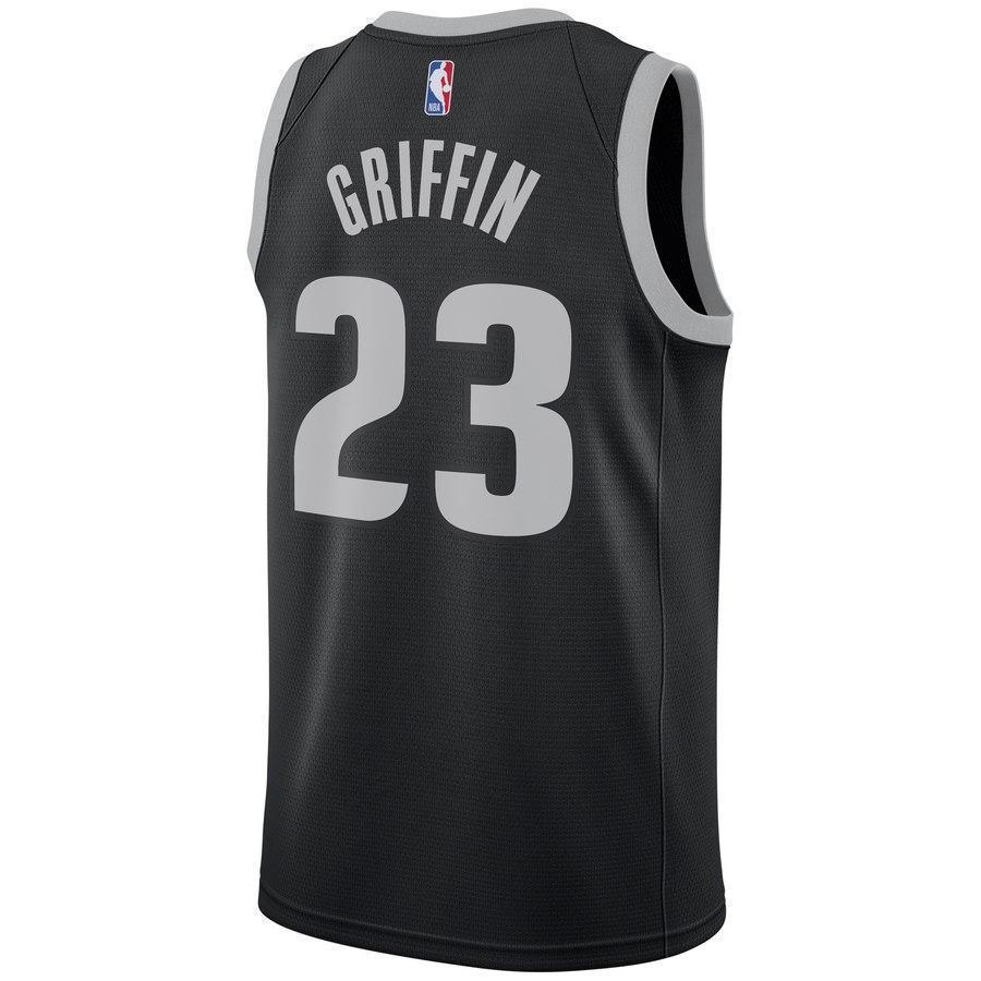 23-Blake Griffin Detroit Pistons Swingman Jersey – City Edition – Black