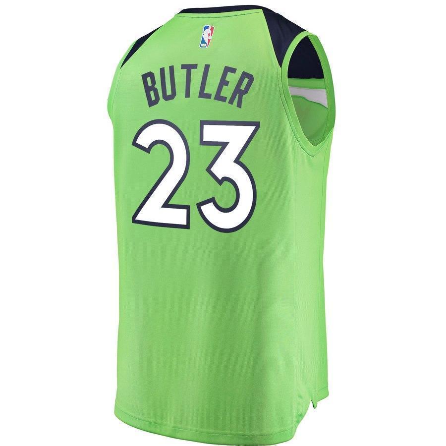 23-Jimmy Butler Minnesota Timberwolves  Jersey Neon Green - Statement Edition