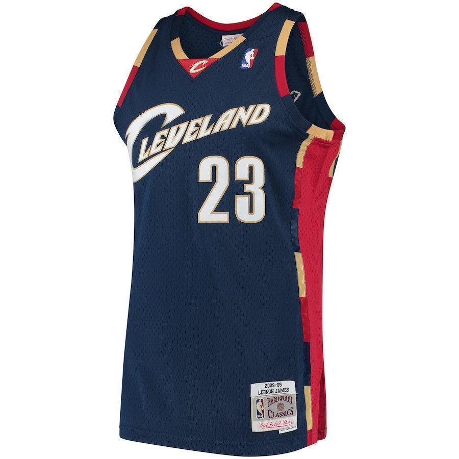 23-LeBron James Cleveland Cavaliers  Hardwood Classics Jersey - Navy