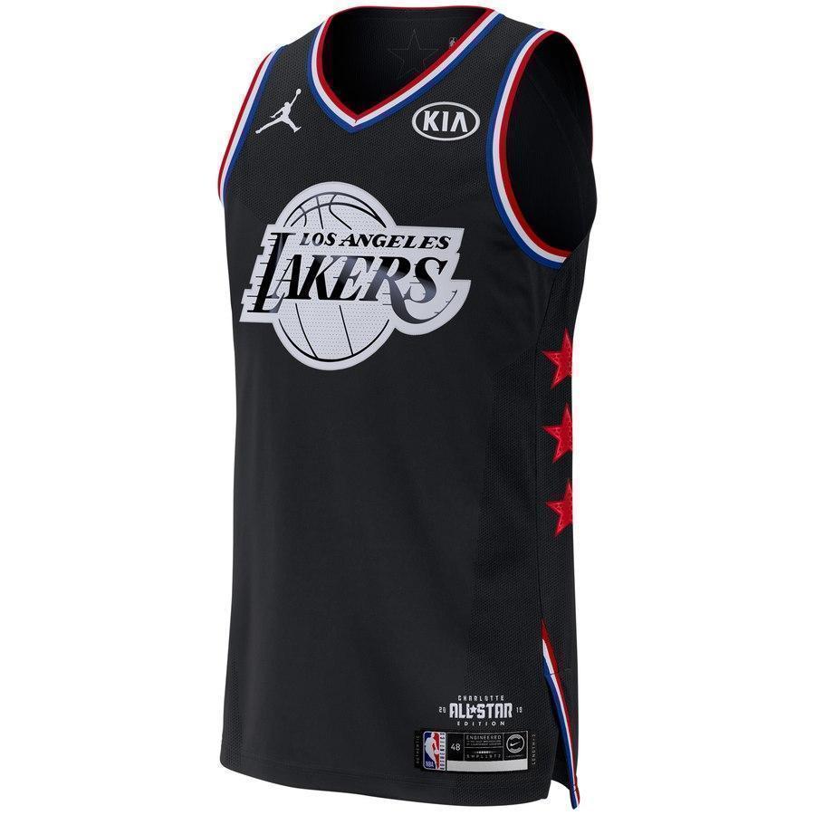 23-LeBron James Los Angeles Lakers 2019 NBA All-Star Game Finished Jersey – Black