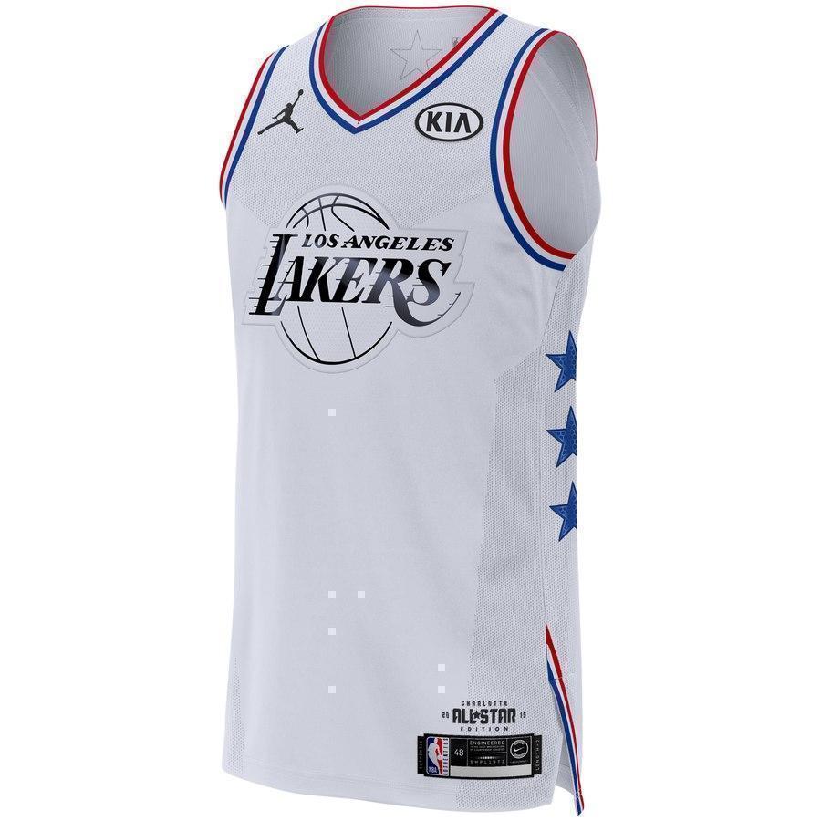 23-LeBron James Los Angeles Lakers  2019 NBA All-Star Game Finished Jersey – White