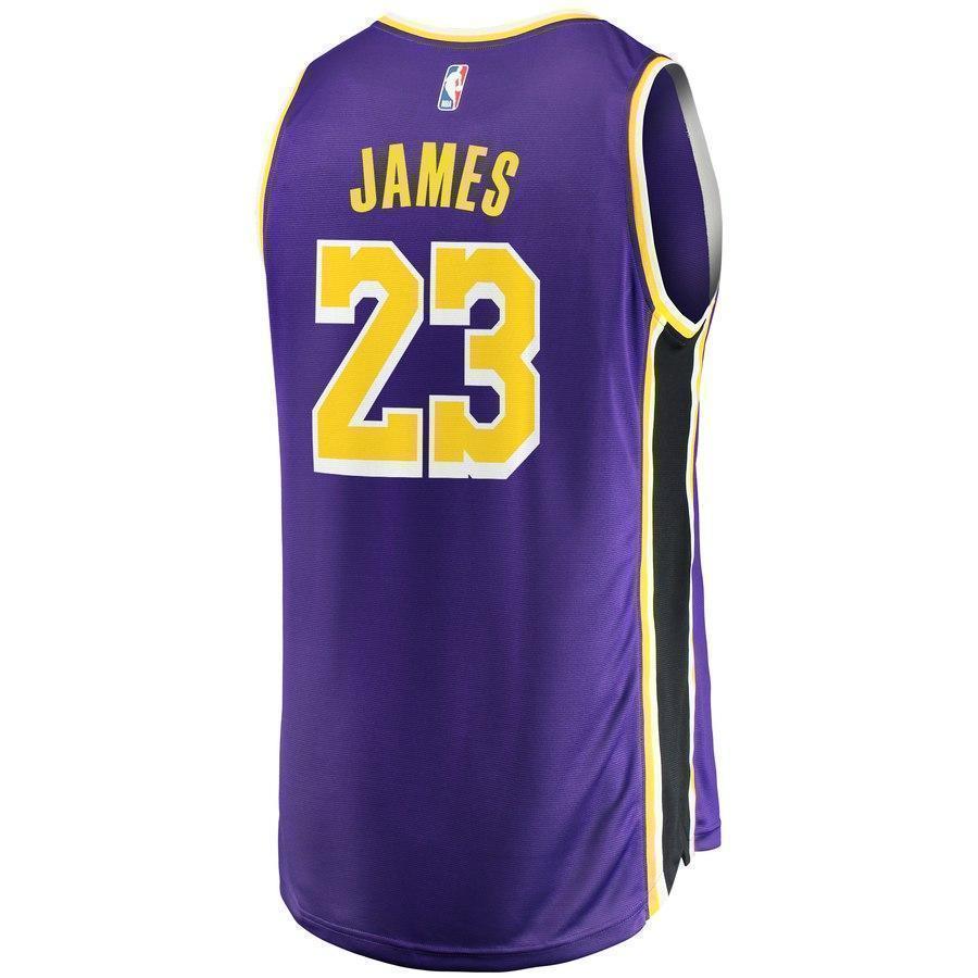 23-LeBron James Los Angeles Lakers  Jersey Purple – Statement Edition